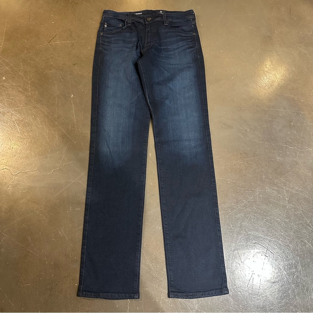 AG Adriano Goldschmied - The Graduate - Men's Indigo Straight Jeans - Size 30 - Picture 4 of 15